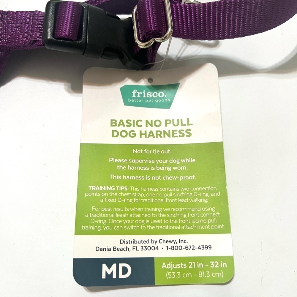 Frisco Dog Harness No Pull Adjustable 21-32” Medium Size - Picture 4 of 4